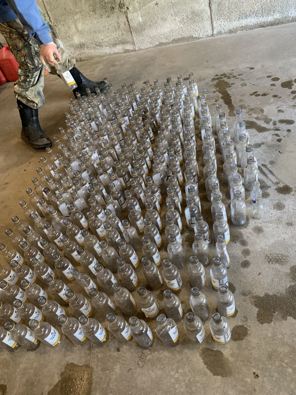 Lee wine bottle mystery